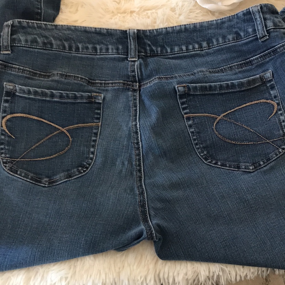 Chico's Platinum Denim Jeans size 2 (12/L) - Picture 5 of 6